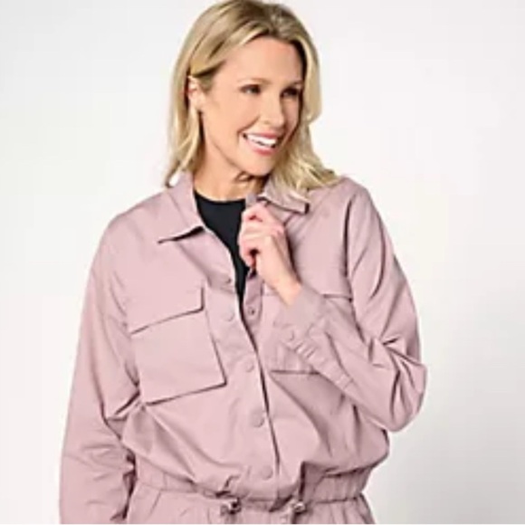 Zuda Stretch Woven Ripstop Collared Jacket. Size Medium. EUC. - Picture 4 of 10